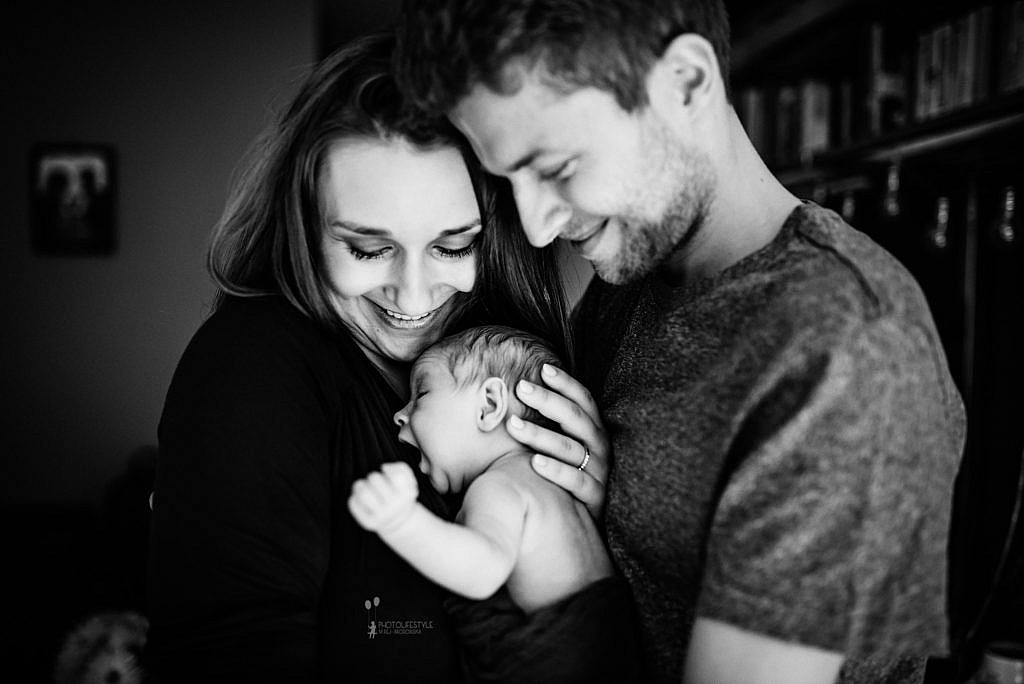 naturalna sesja noworodkowa