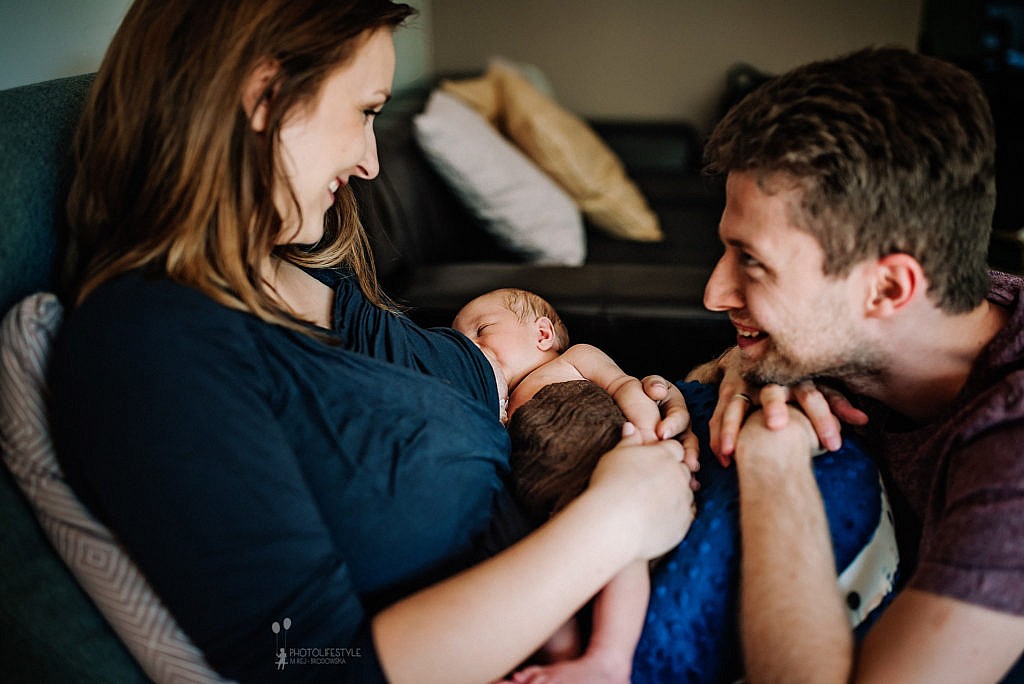 naturalna sesja noworodkowa