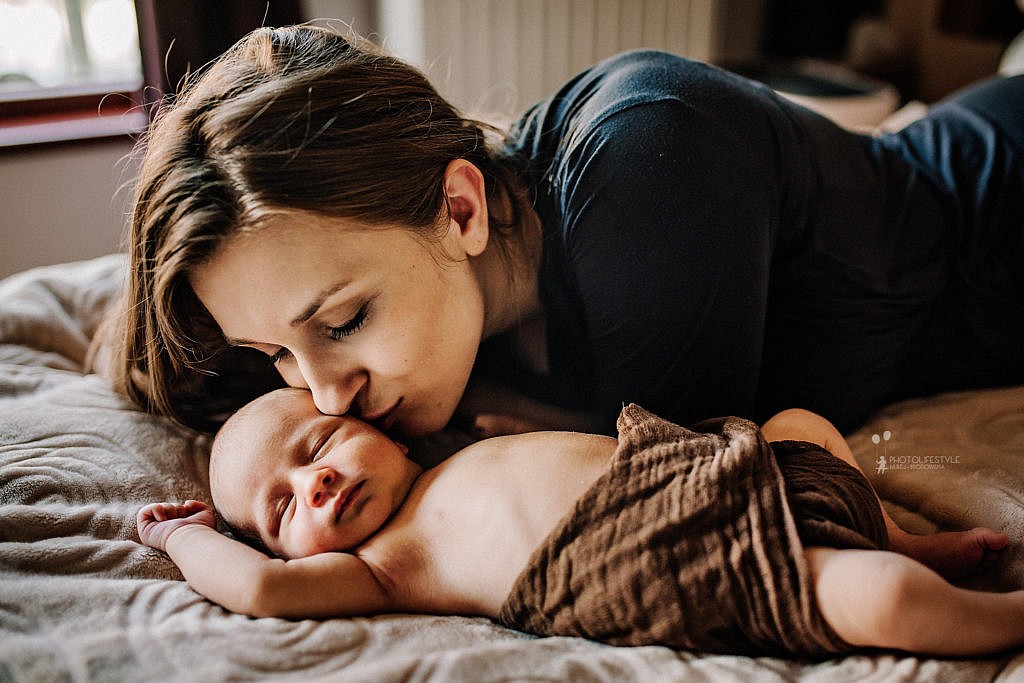 naturalna sesja noworodkowa