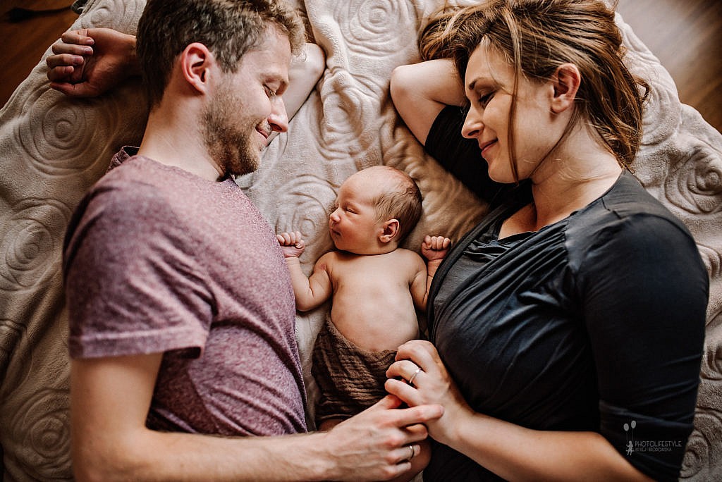 naturalna sesja noworodkowa