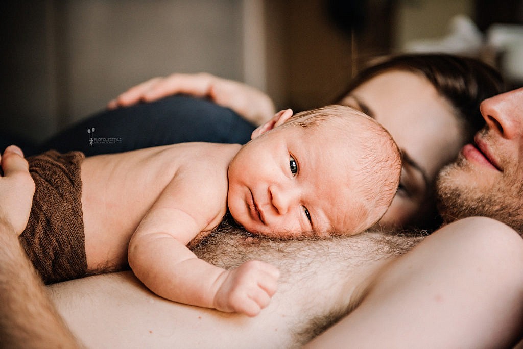 naturalna sesja noworodkowa