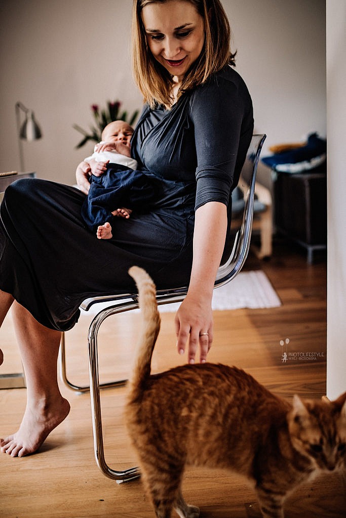 naturalna sesja noworodkowa