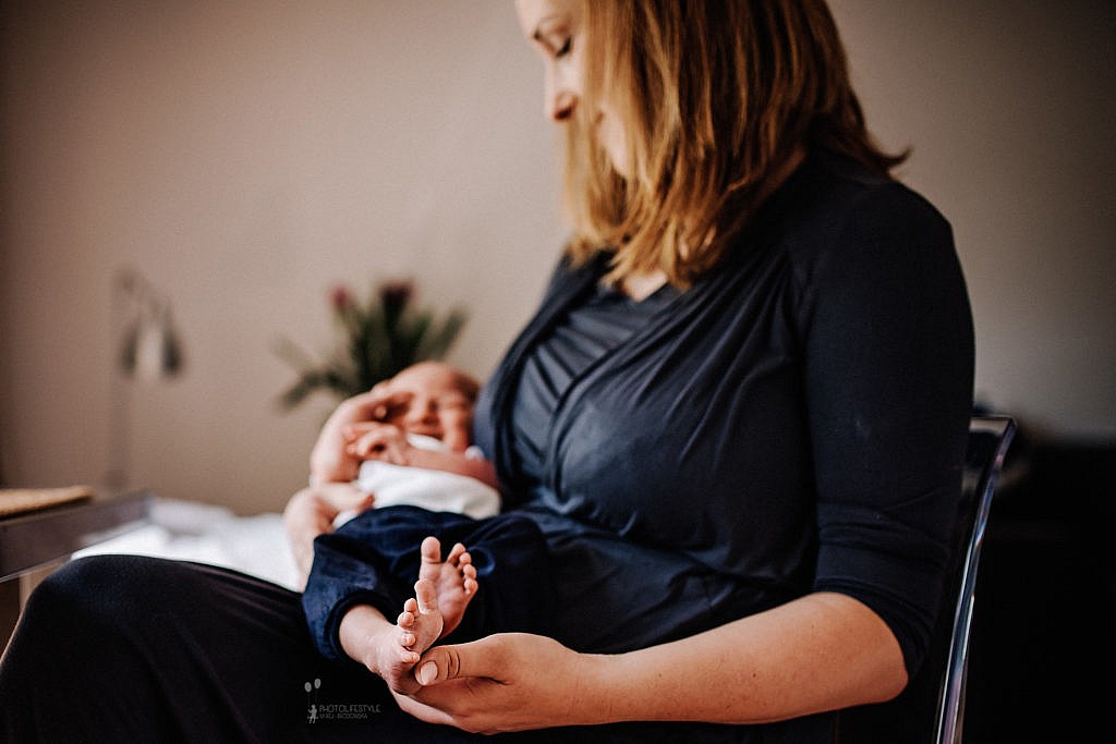 naturalna sesja noworodkowa