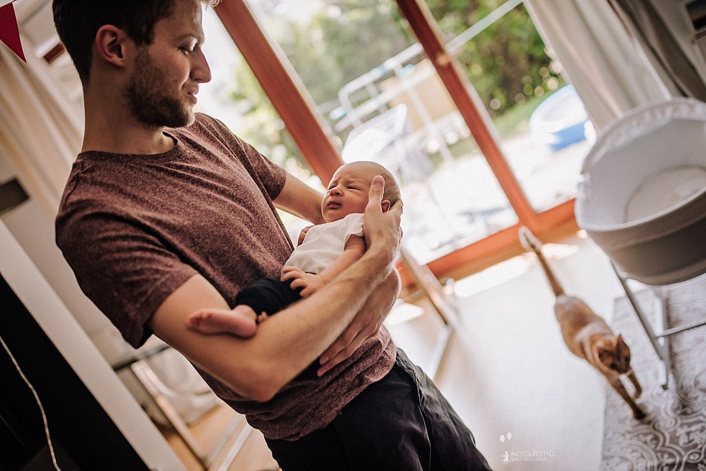 naturalna sesja noworodkowa