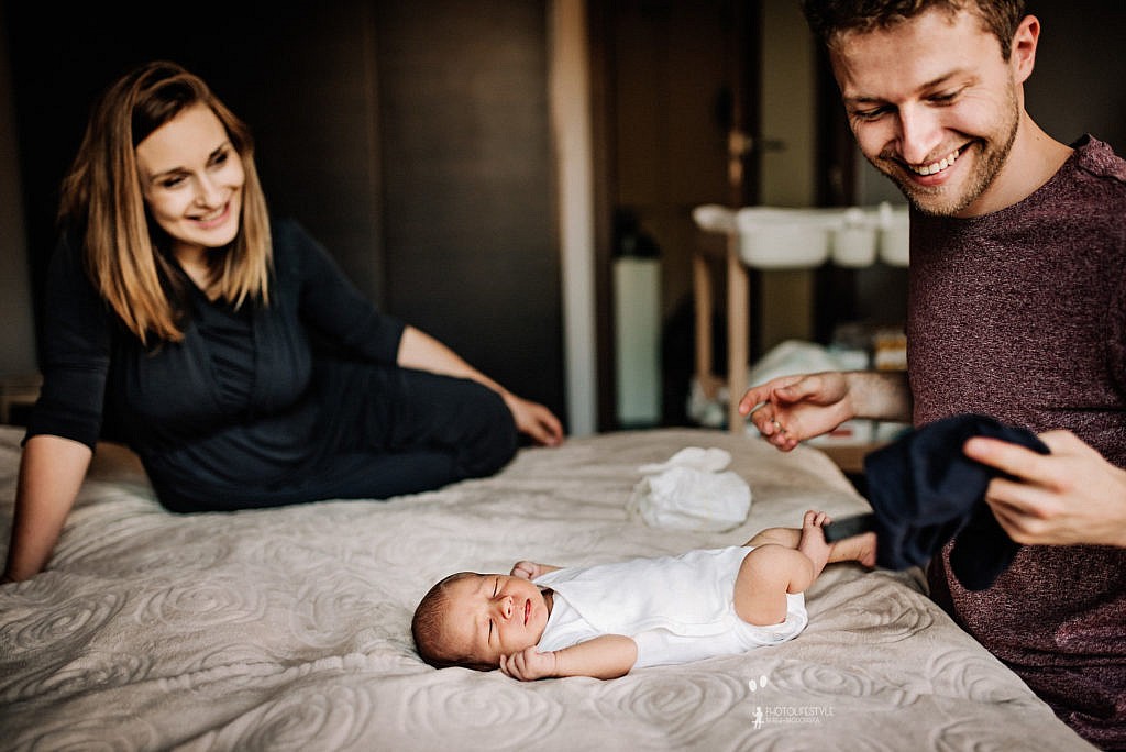 naturalna sesja noworodkowa