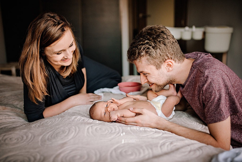 naturalna sesja noworodkowa